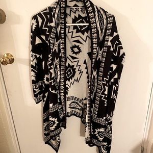 H&M open asymmetrical cardigan